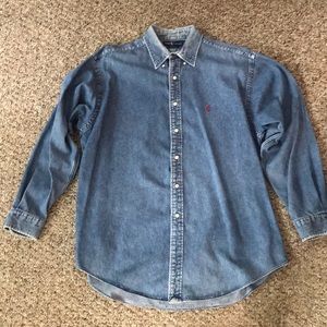Polo Ralph Lauren Classic Fit Denim Shirt Men’s